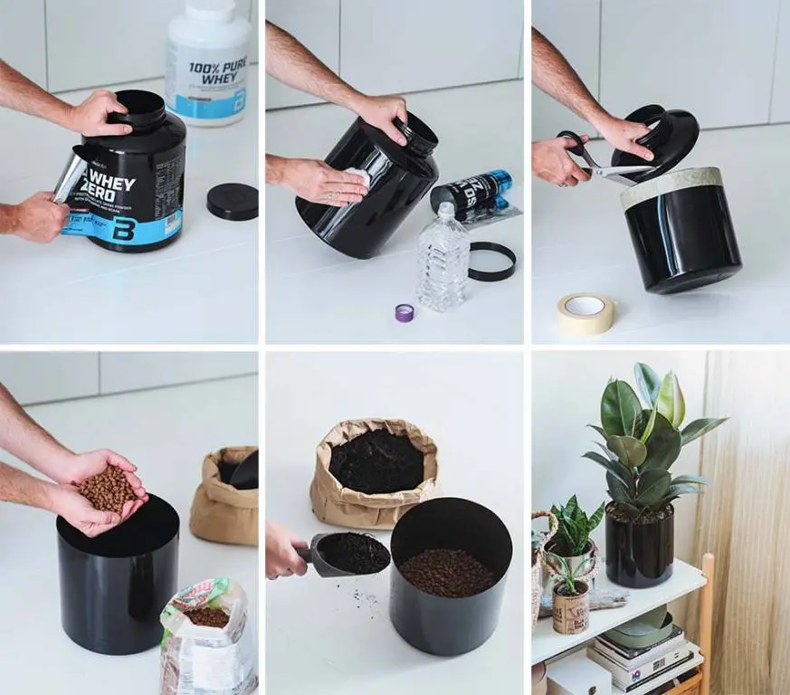 Wykorzystaj jako pojemnik na kwiaty